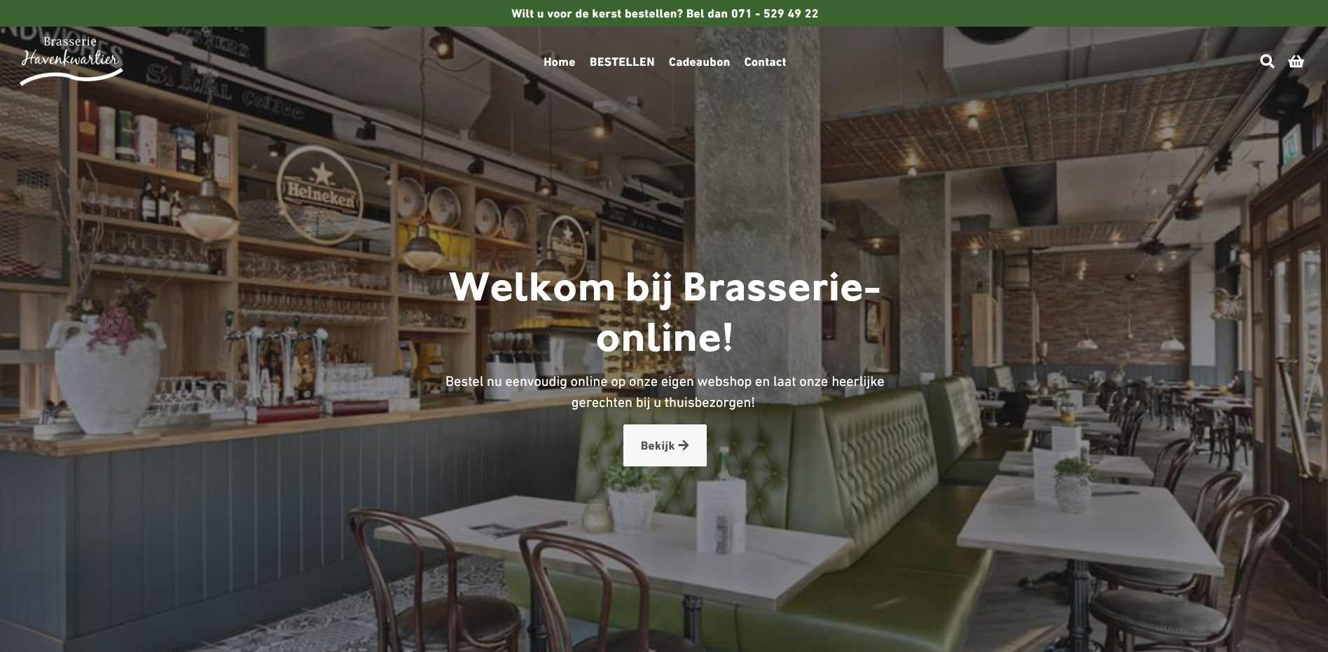 Brasserie Havenkwartier Shopify-webshop