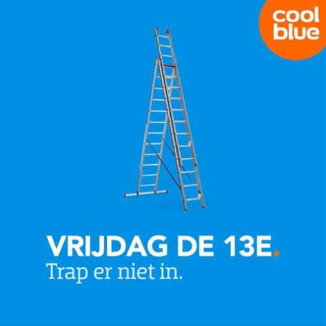 coolblue inhaker vrijdag de 13e