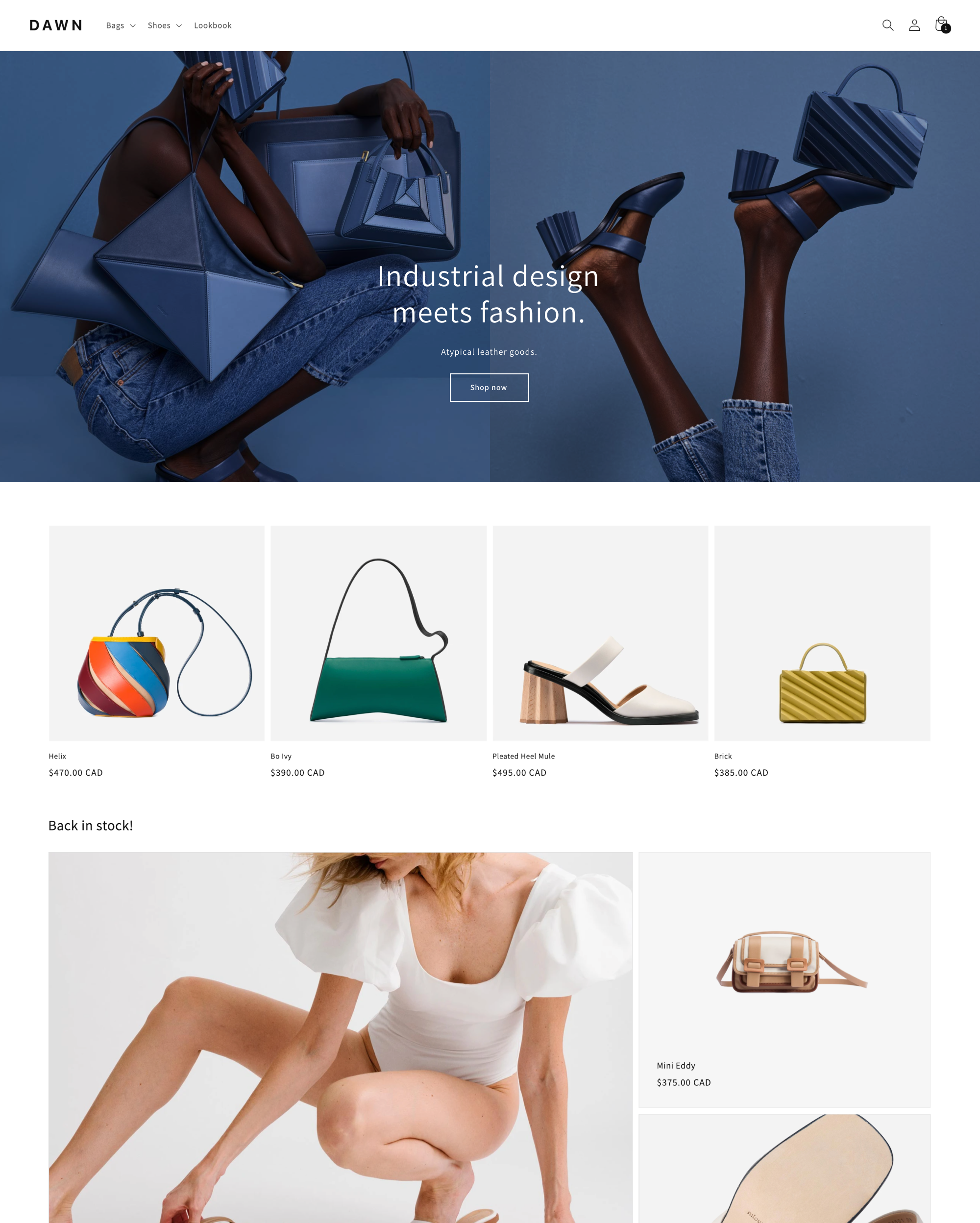 Dawn Shopify thema