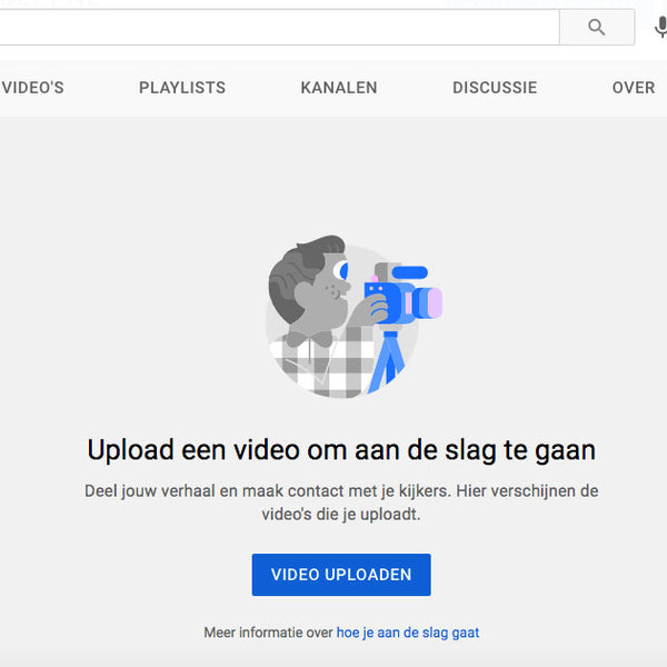 YouTube video uploaden