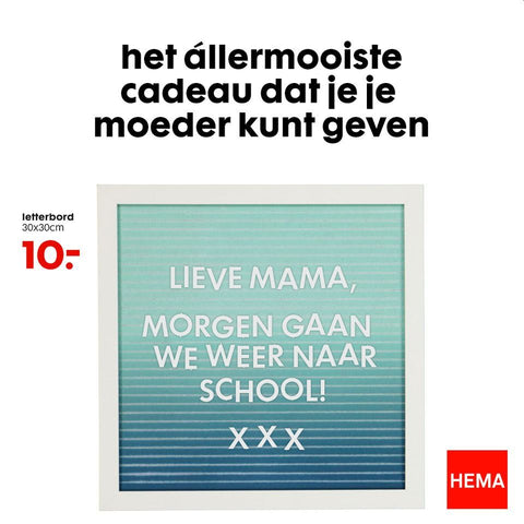 hema inhaker moederdag