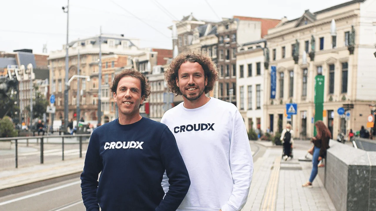 Mitch Voskuilen en Robin Friend van CroudX