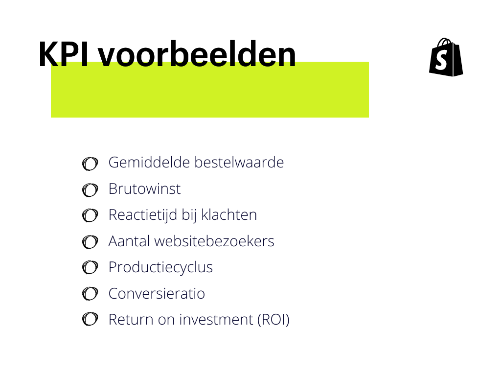 kpi voorbeelden 