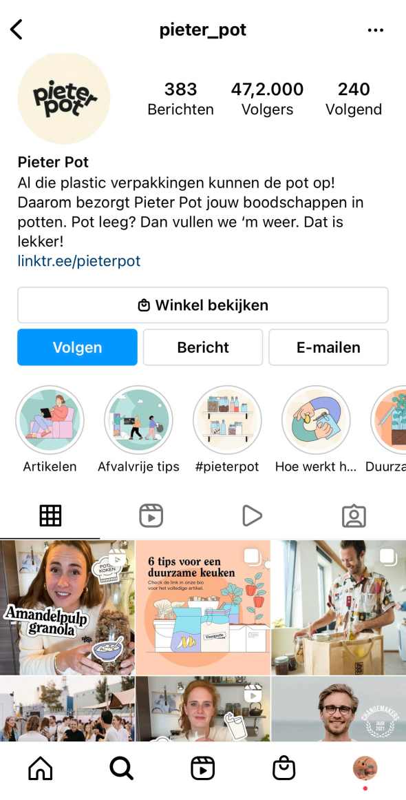 pieter pot instagram 