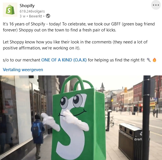 shopify 16 jaar