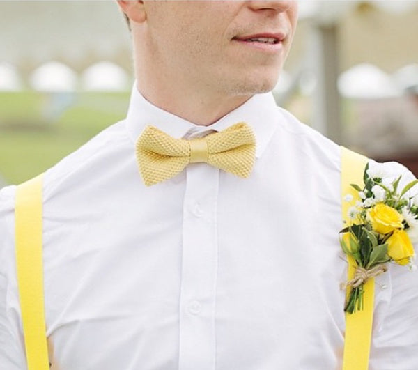 Knitted Bow Ties for your wedding