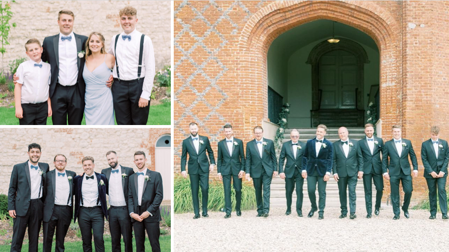 Wedding Suits: Groomsmen Suit and Knitted Tie Inspiration for Your Wedding