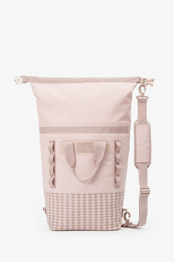 grey pink bag