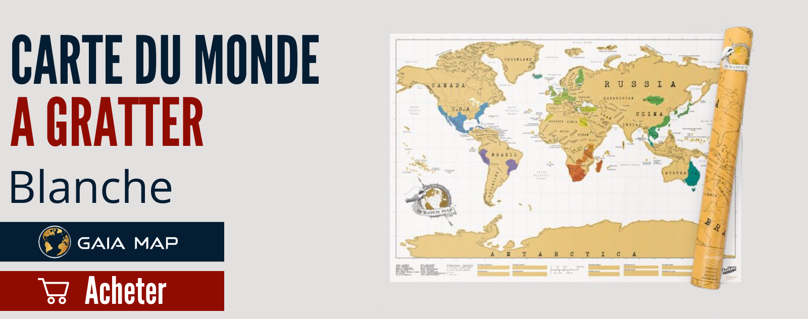 PURPOSE Carte du monde à gratter avec cadre | Carte à gratter de qualité  supérieure encadrée à gratter | Carte du monde à gratter en allemand |  Carte