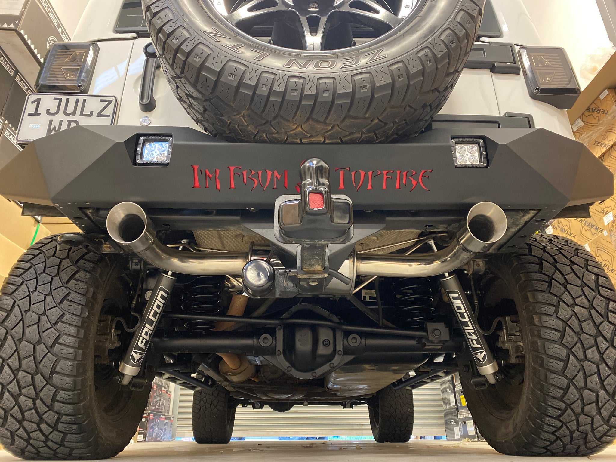 Free-Flow Stainless Steel Dual Pipe Exhaust for JK/JKU (FULLY FITTED - –  ANGRi