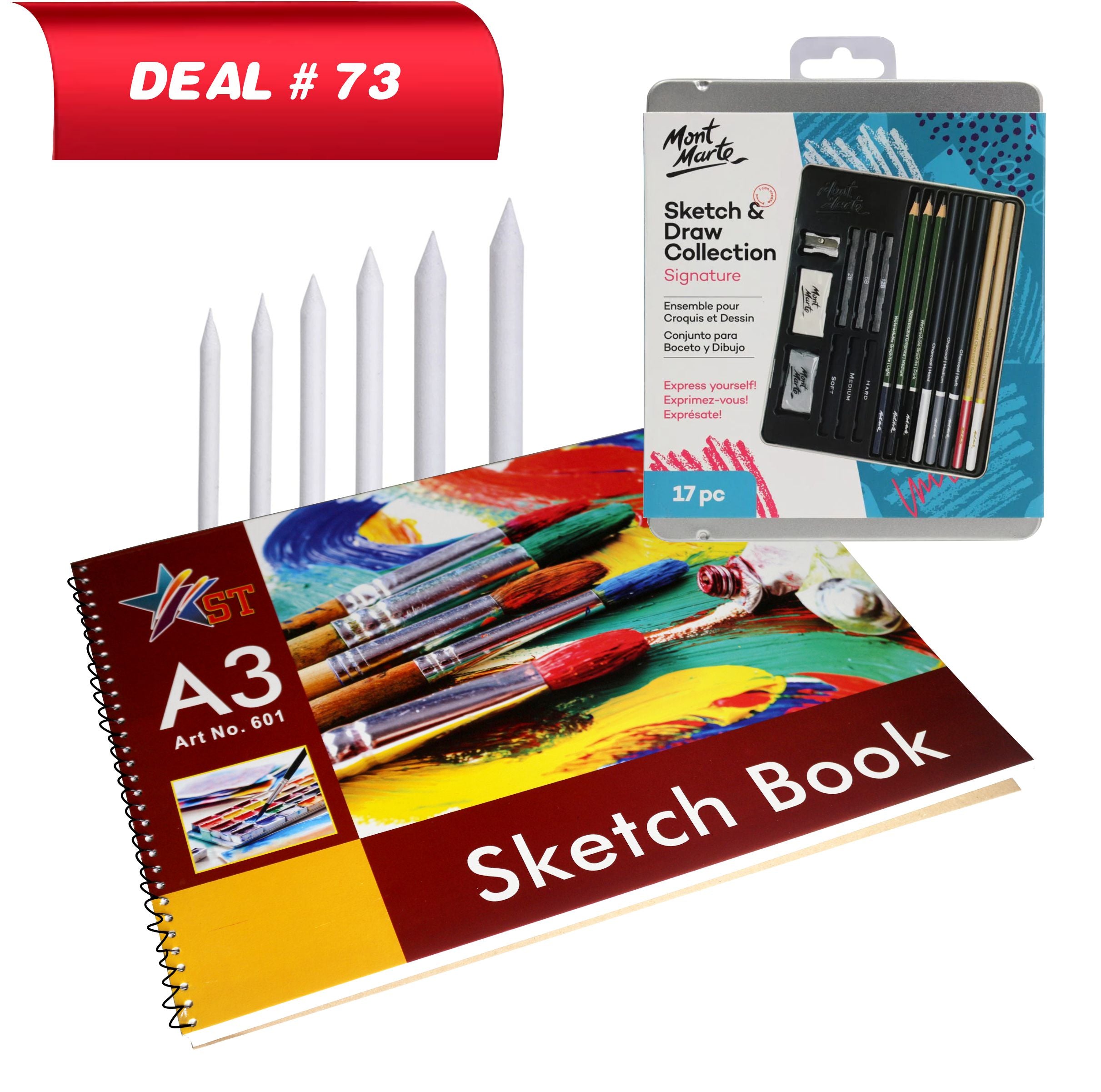 Mont Marte Sketch Drawing Set Signature 30pc – Mont Marte Global