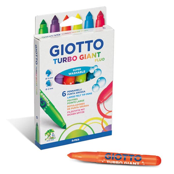 Giotto Turbo Color Markers 12 Pcs Set