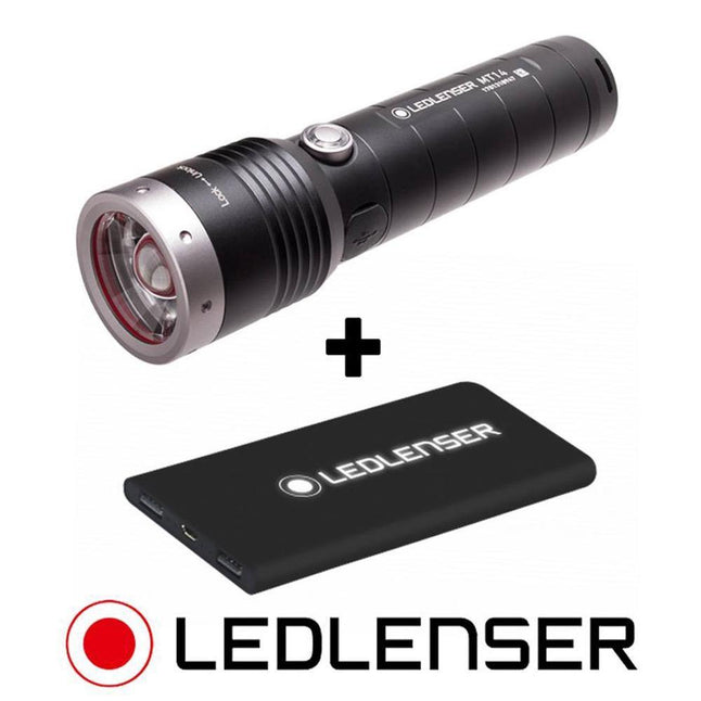 Ledlenser MT14 & Power Bank Black Combo LL502070