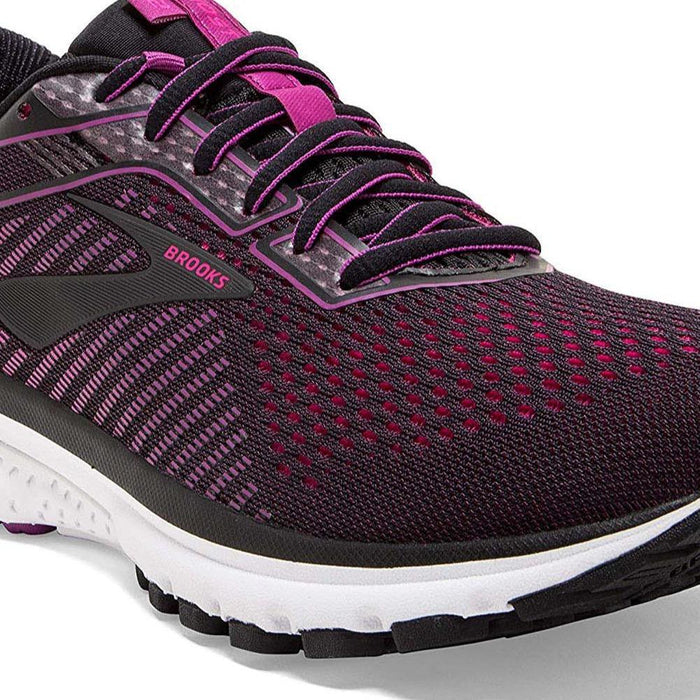 Brooks Ghost 12 Black/Pink Shoes 