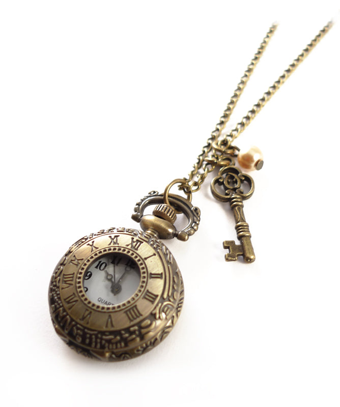 Alice in Wonderland Key Pocket Watch 