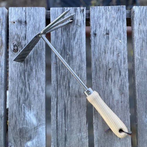 Garden Weeding Tool - Stainless and Hardwood – The Celtic Farm