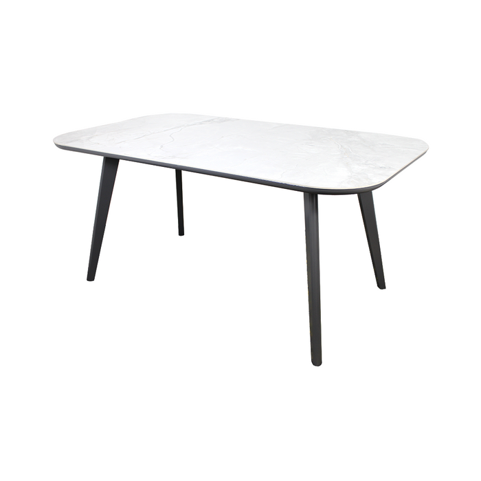 Dining Table- Porcelain Top with Powder Coated Leg