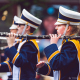 Imagen de clarinete en desfile