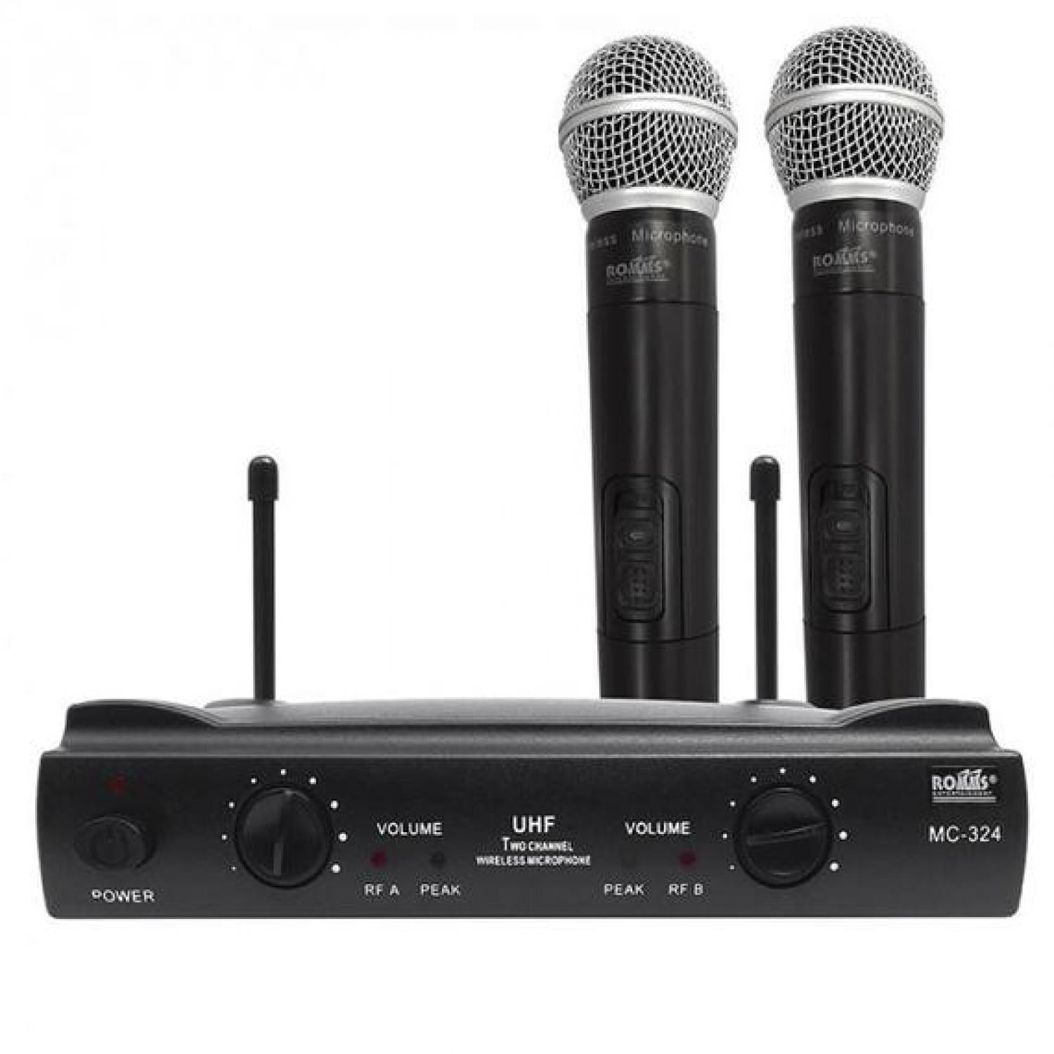 Microfono Romms Mc-630ld Inalambrico Uhf Lavalier+diadema – Musicales Doris