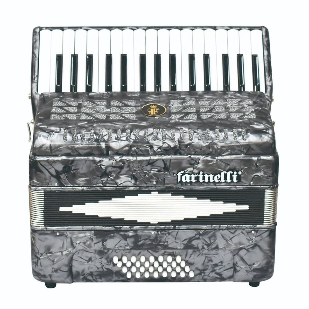 Acordeon Farinelli 1306-1g 32 Teclas 32 Bajos Gris con estuche – Musicales  Doris