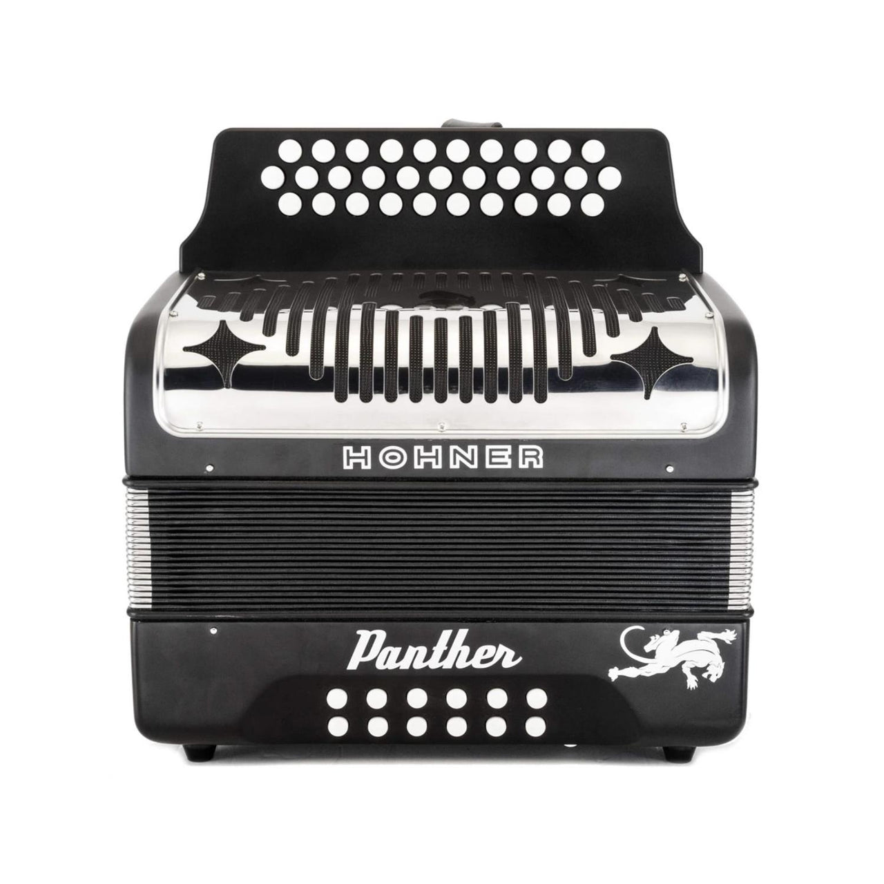 Acordeon Hohner De Botones Panther Ii Fa-si-mib Negro A4840s – Musicales  Doris