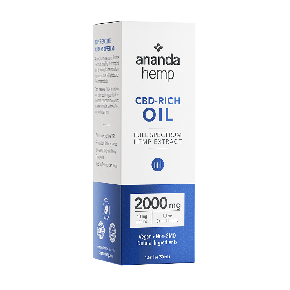 Ananda Hemp Full Spectrum CBD Oil 2000mg