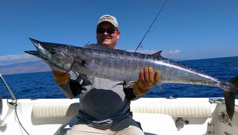 Luckey Strike, maui fishing