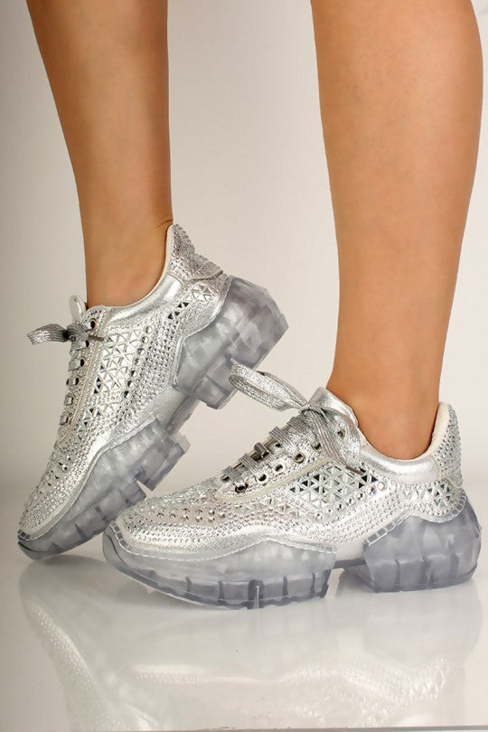 rhinestone sneakers