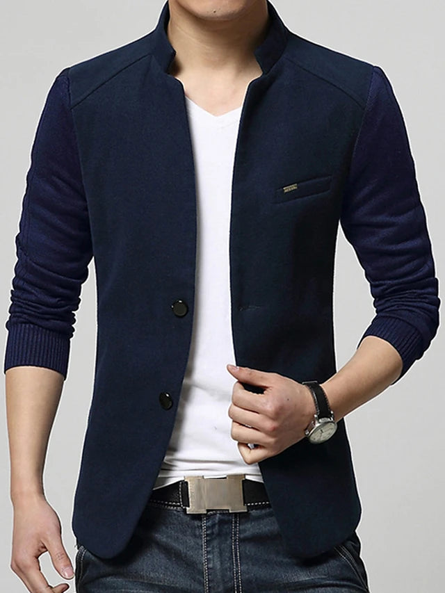 Elegant Business Casual Slim Blazer mens_jacket 49.99 Free Shipping
