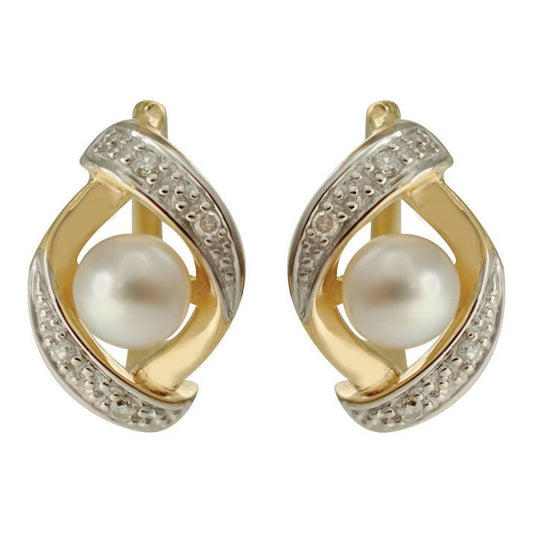 Boucles D’oreilles 14 Kt Roger Roy E05-89769-3Y