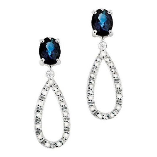 Boucles D’oreilles 10 Kt Roger Roy EB1807BSDW