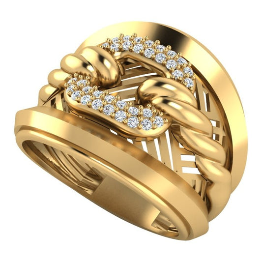 Bague 10 Kt Roger Roy RF3499