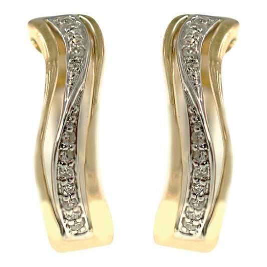 Boucles D’oreilles 14 Kt Van&Co SE033975DB