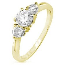 Bague Trinité Roy 25PTS R31599YE25