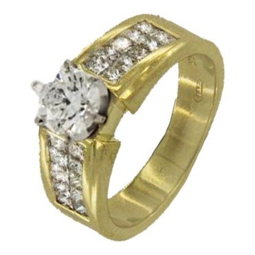 Bague de Fiançaille Roy 165PTS ZZ-R1040D-55