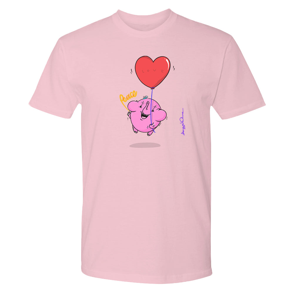 Girls Preschool Los Angeles Dodgers Pink Heart Stars T-Shirt