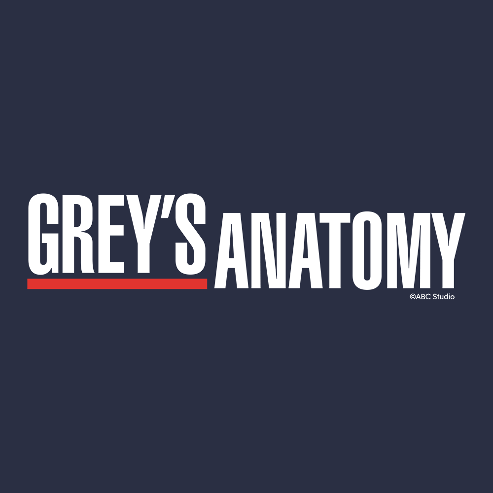 Greys Anatomy Logo Fleece Hooded Sweatshirt Abc Shop 4269