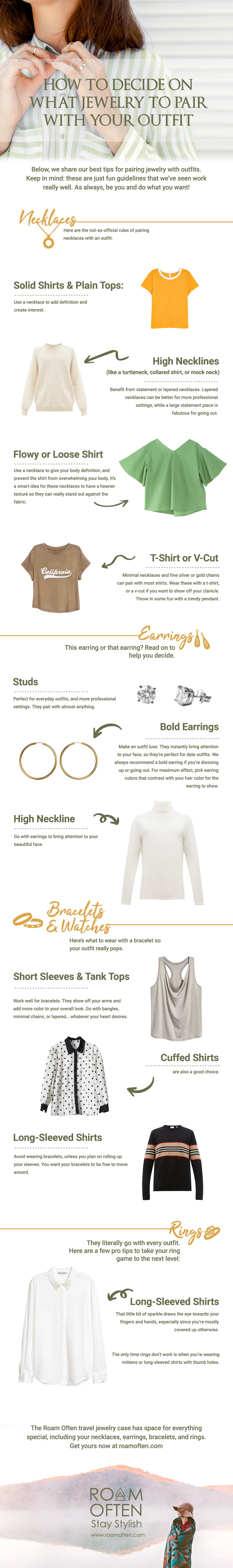 How to Pair Jewelry with Your Outfit - Jewelry Outfit Tips