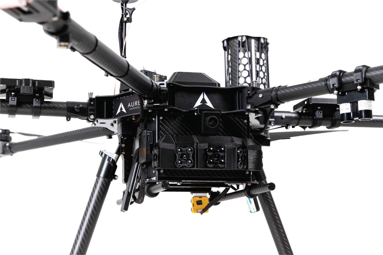 Aurelia X6 Pro V2 Payload Railings