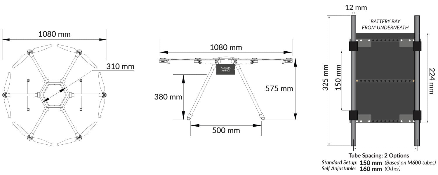 X6 Pro V2 with Battery Bay - M600 Spacing - White Bg.jpg__PID:b0d986f7-ece3-4f64-ab79-88a6af56d58f