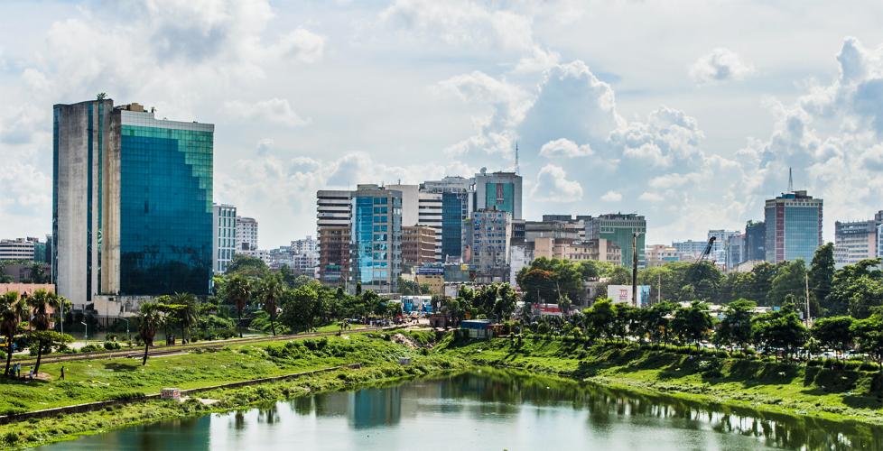 Dhaka City Skyline