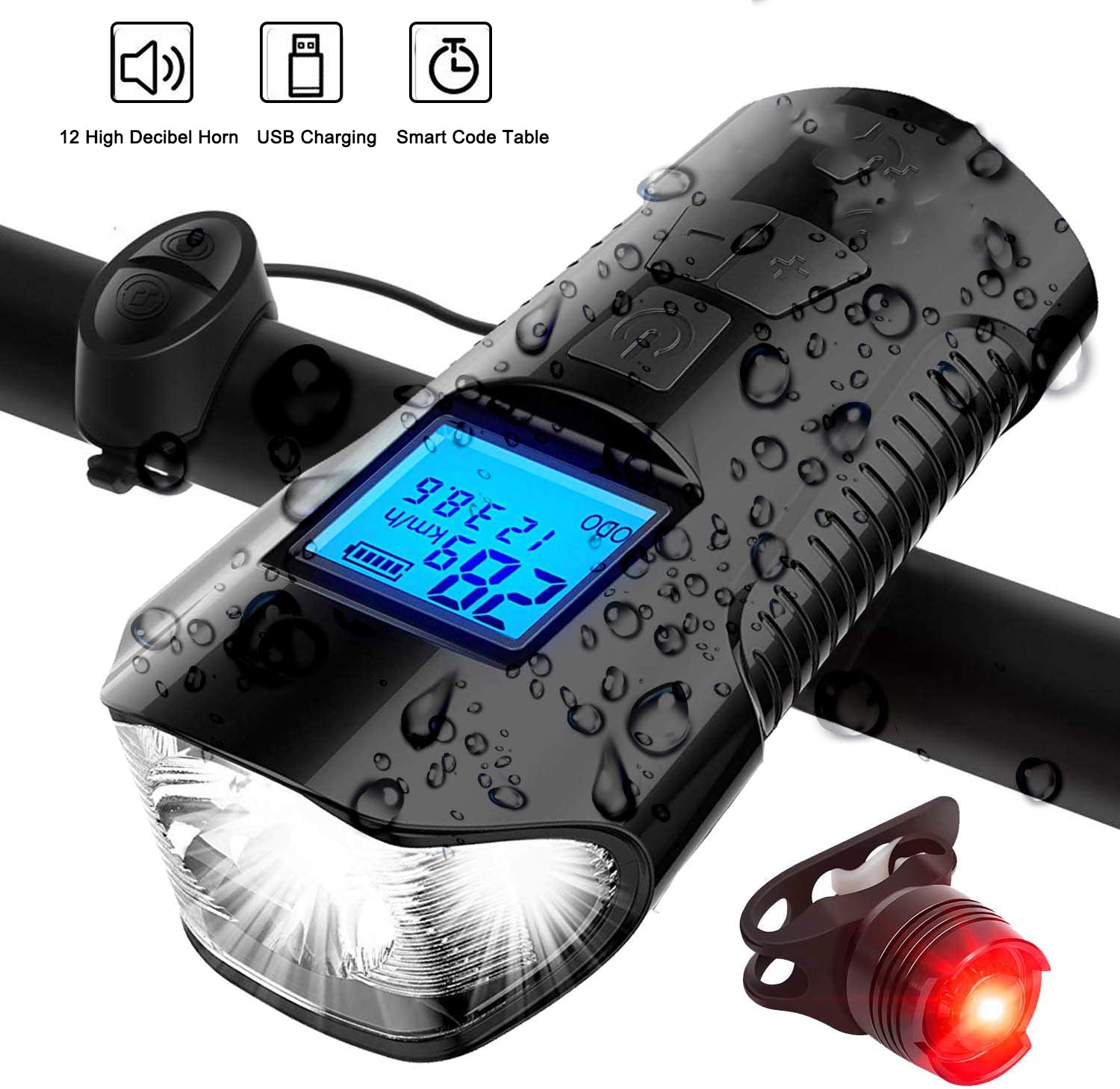 rechargeable led bicycle lights