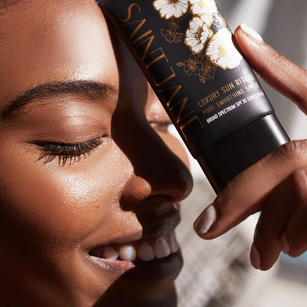 Luxury Sun Ritual SPF 30 blends invisibly into the skin leaving zero white cast.