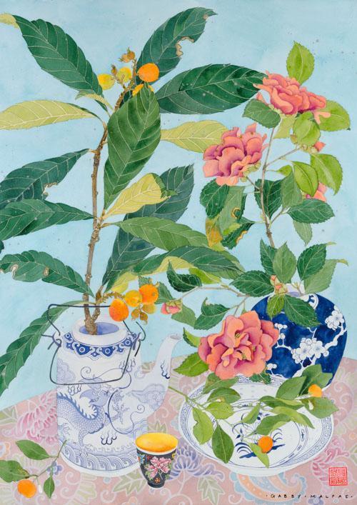 Gabby Malpas Chinoiserie Reimagined Fine Art Print