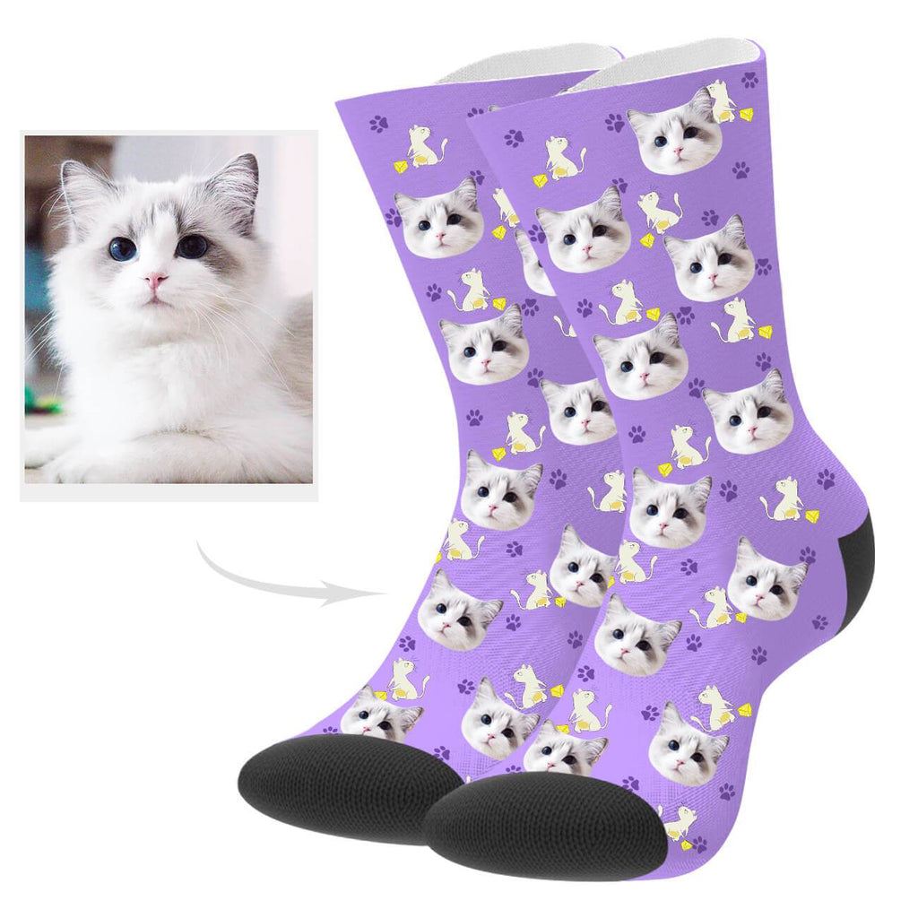 custom cat socks uk