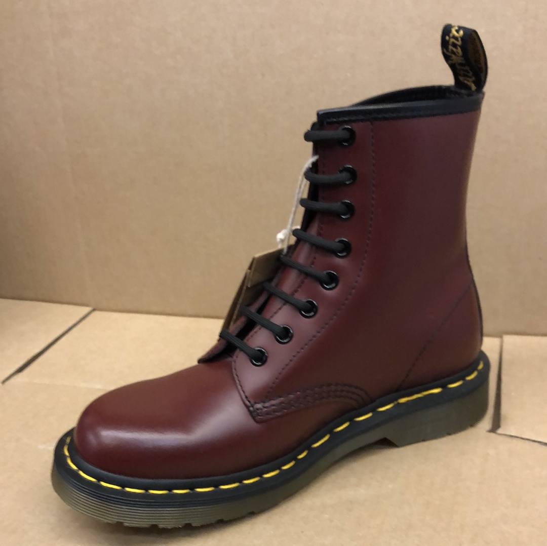 DR MARTENS - CHERRY LEATHER BOOT 1460 (8 EYELET)