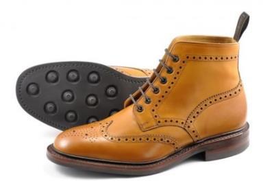 loake brogues rubber sole