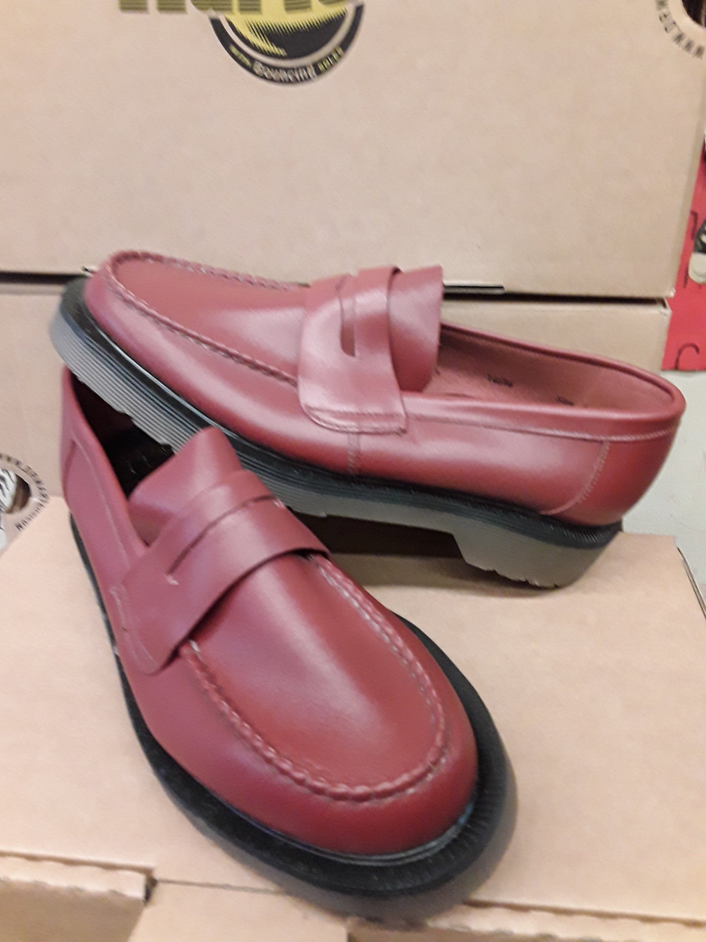 DR Martens Made in England penny loafers size 4