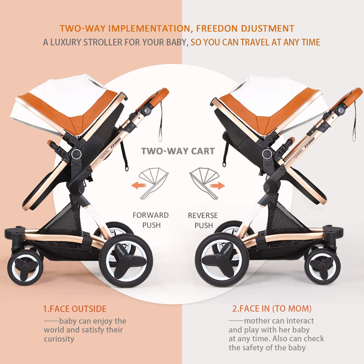 cynebaby infant baby stroller