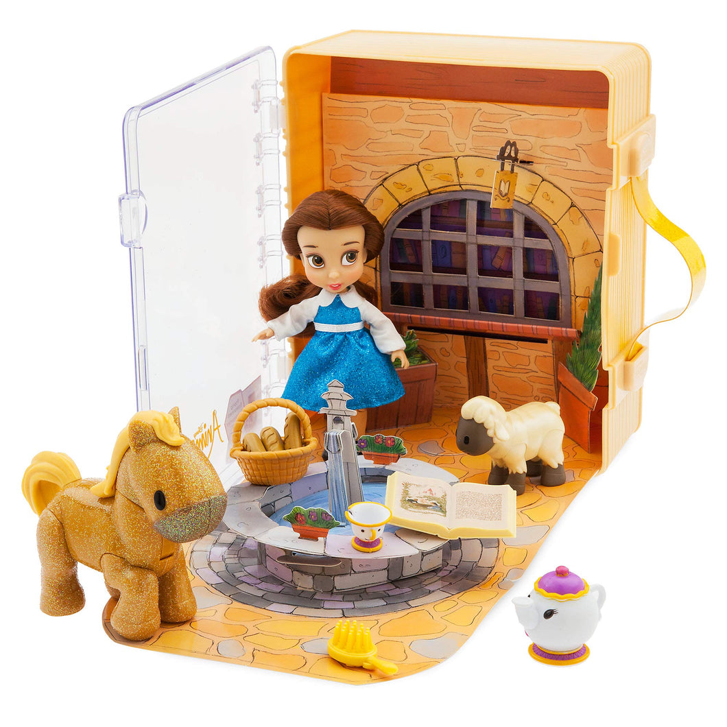 belle surprise feature playset